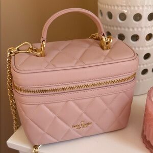 Kate Spade Blush Quilted Bag , crossbody & top handle